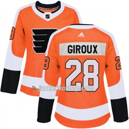 Nainen NHL Philadelphia Flyers Pelipaita Claude Giroux 28 Adidas 2017-2018 Oranssi Authentic